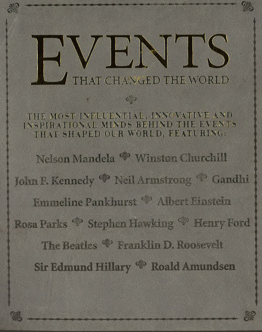 Events That Changed The World: The Most Influential, Innovative And Inspirational Minds Behins The Events That Shaped Our World