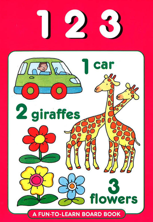 Fun To Learn Board Book Set - 123, Abc, Numbers, Words