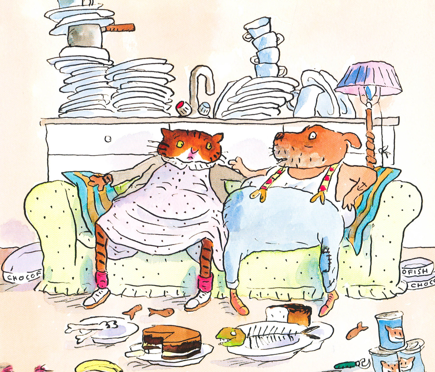 Slobby Cat Flabby Cat And Slobby Dog – BookXcess