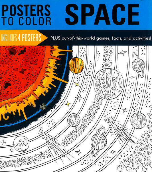 Posters To Color: Space