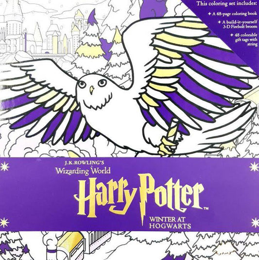 Winter At Hogwarts: A Magical Coloring Set (Harry Potter)