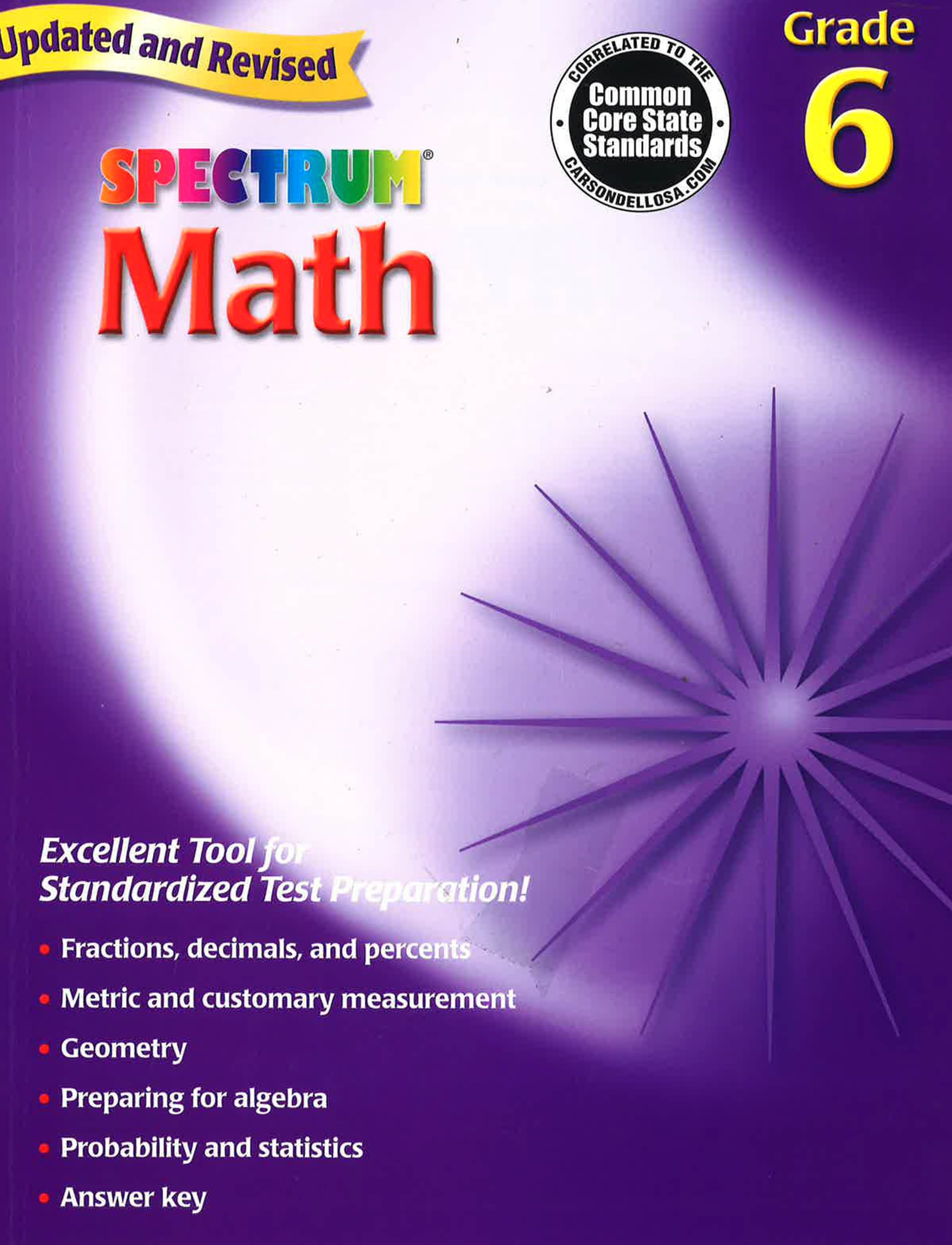 Spectrum Math: Grade 6 – BookXcess