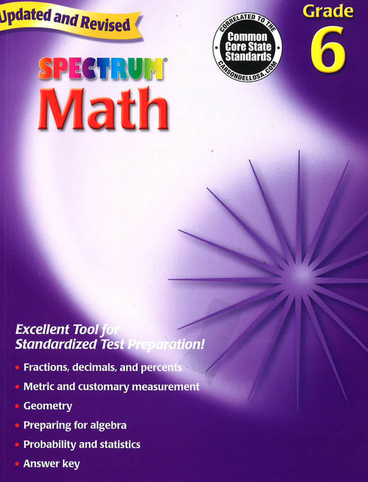 Spectrum Math: Grade 6