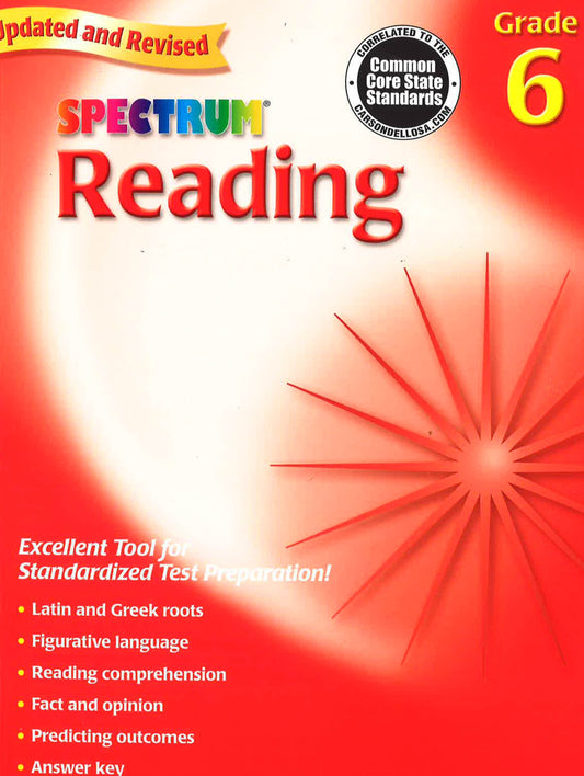 Spectrum Reading, Grade 6