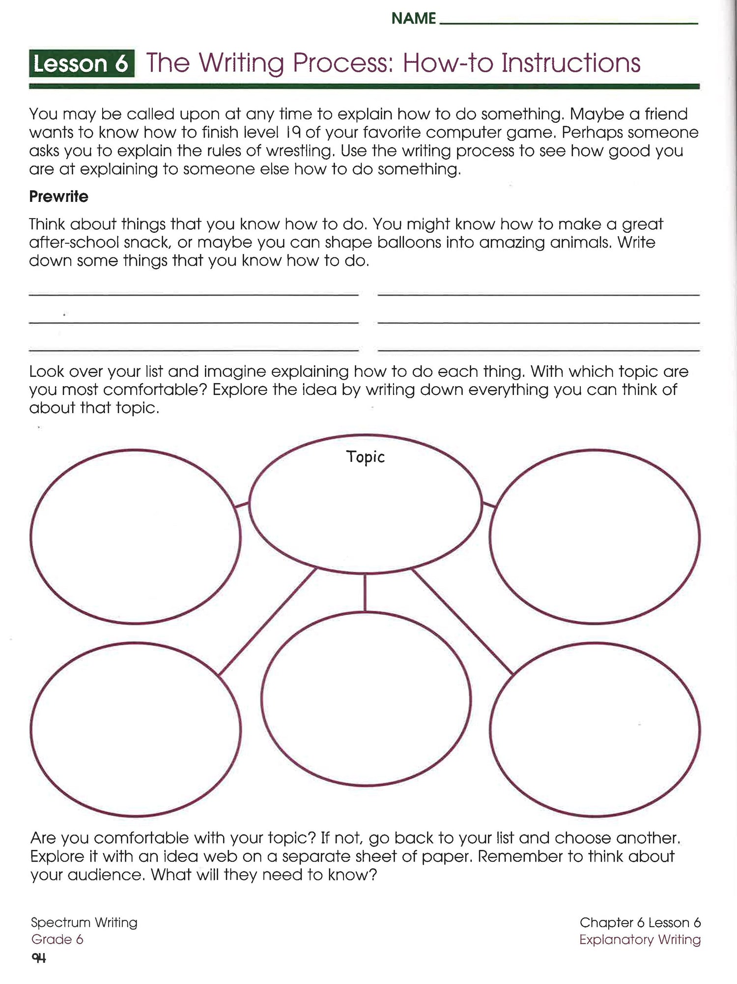 Grade 6 Writing Handbook.pdf Writing, Grade 6 – BookXcess