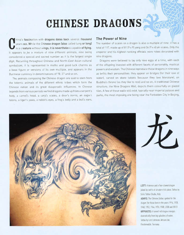 Oriental Dragon Dragon Temporary Tattoo / Chinese Dragon - Etsy