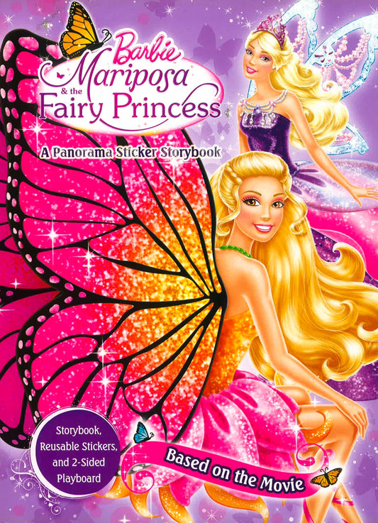 Barbie Mariposa And The Fairy Princess: A Panorama Sticker Storybook