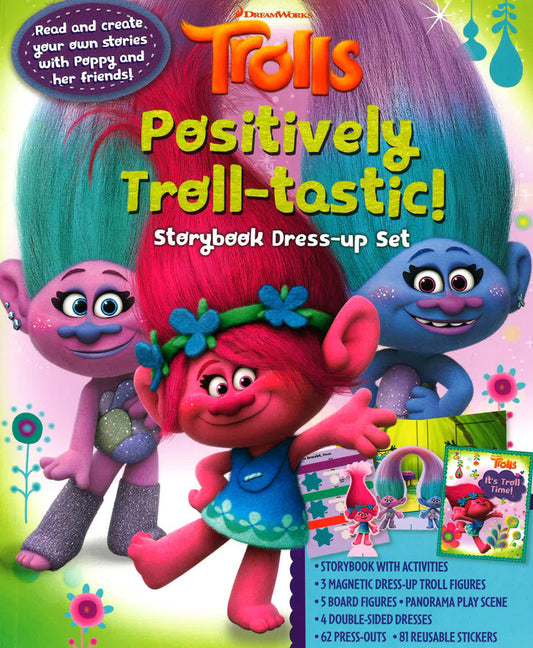 Trolls Positively Troll-Tastic! Storybook Dress-Up Set
