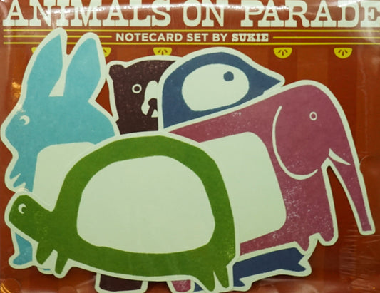 Animals On Parade (Notecard Set By Sukie)