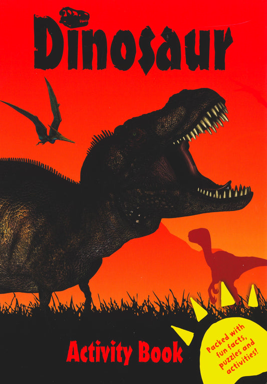 Dinosaur Activity Book (Red)