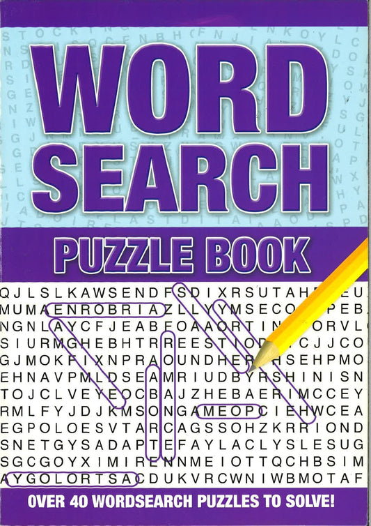 Word Search - Puzzle Book (Purple)