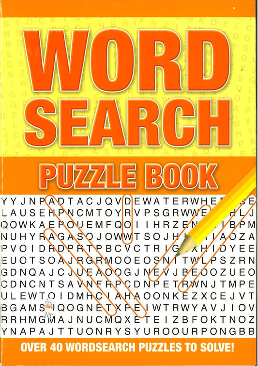 Word Search - Puzzle Book (Orange)