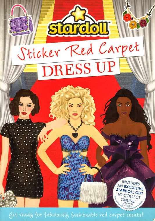 Stardoll Sticker-Red Carpet Dress Up