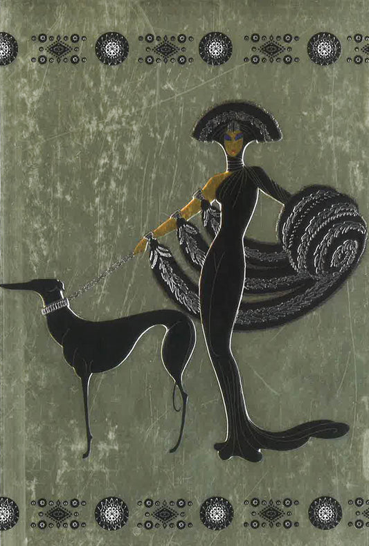 Erte Symphony In Black (Foiled Journal)