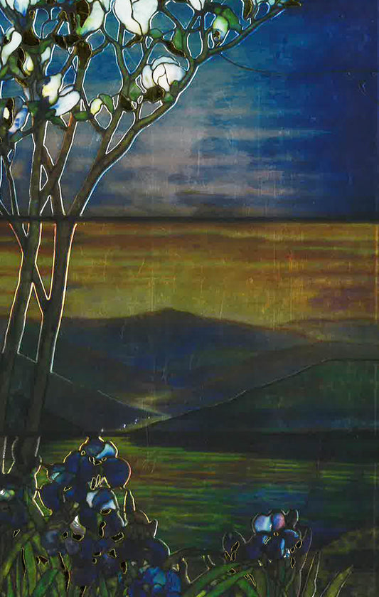 Tiffany Leaded Landscape With Magnolia Tree (Foiled Journal)