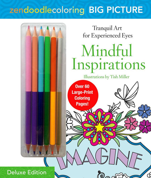 Zendoodle Coloring Mindful Inspirations W/ Pencils