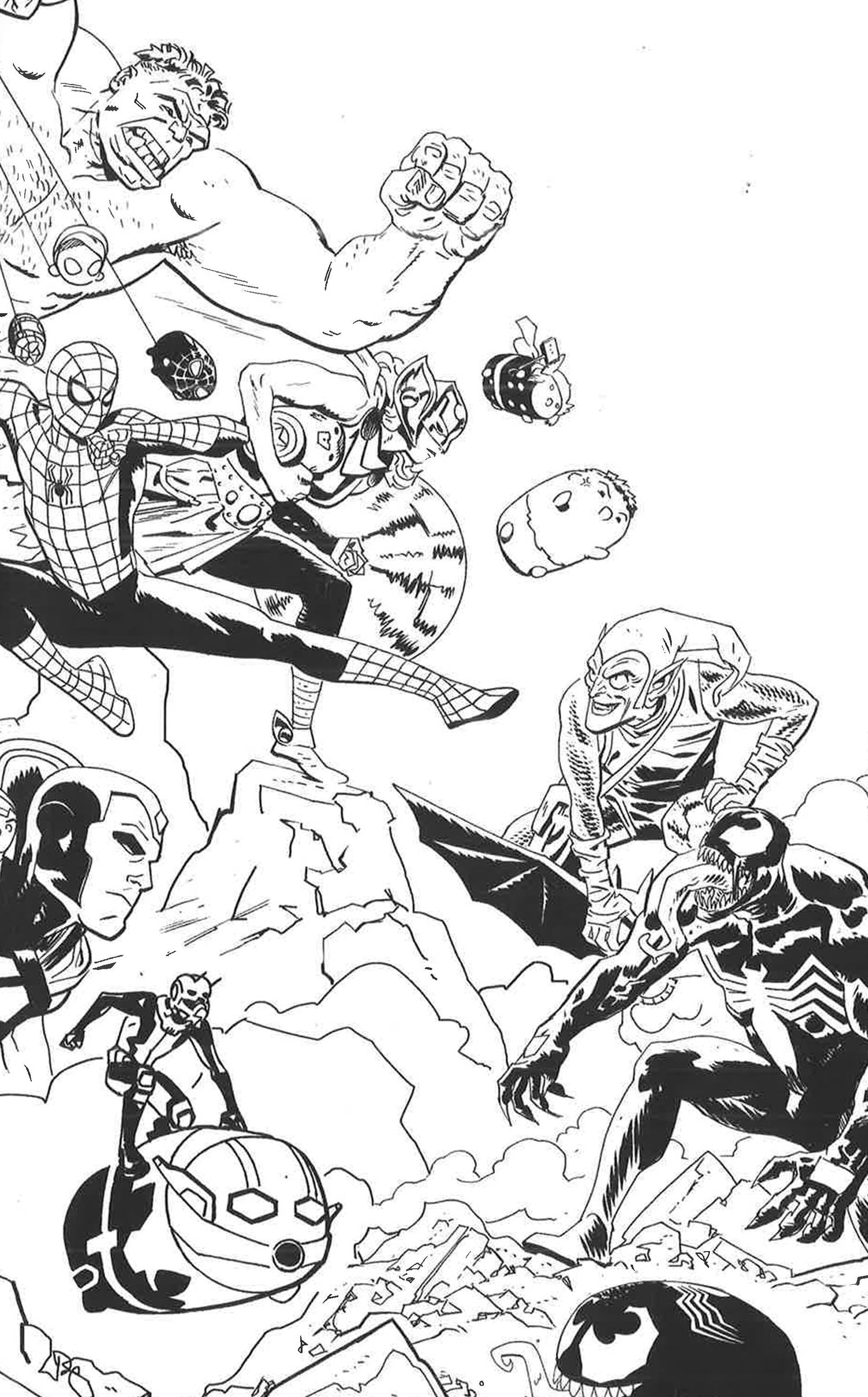 Color Your Own Marvel Tsum Tsum – BookXcess - Main Image