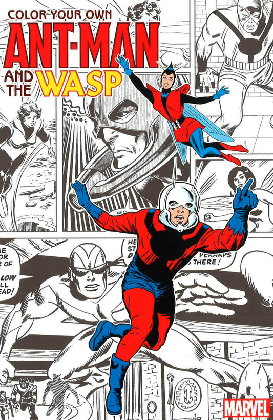 Color Your Own Anti-Man And The Wasp