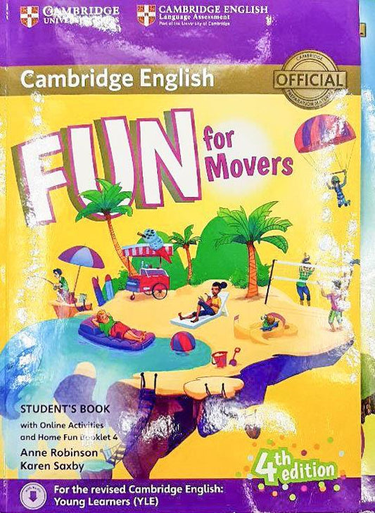 Fun For Movers Student's Book With Online Activities With Audio And Home Fun Booklet 4