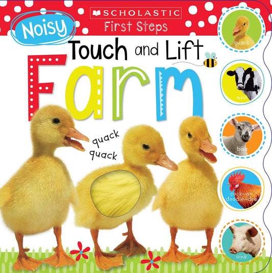 Noisy Touch And Lift Farm: Scholastic Early Learners (Touch And Lift)