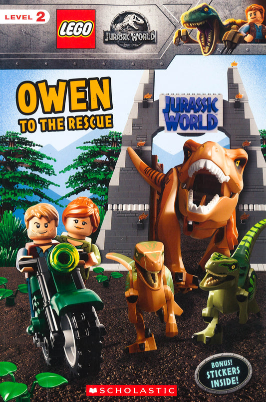 Owen To The Rescue (Lego Jurassic World: Reader With Stickers)