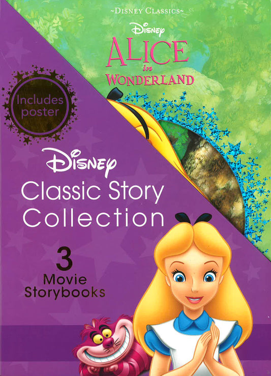 Disney Classic Story Collection ( Aladdin, Alice In Wonderland And 101 Dalmations)