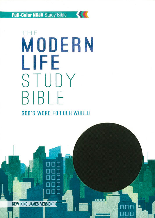 Nkjv, The Modern Life Study Bible, Leathersoft, Black/Gray: God's Word For Our World