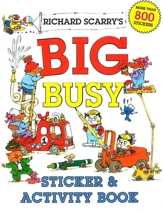 Richard Scarry's Big Busy Sticker & Activity Book