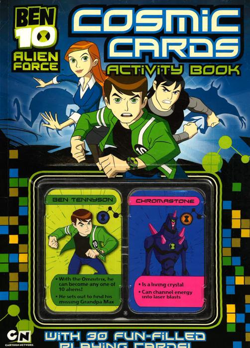 Ben 10 Alien Force Cosmic Cards Activity Book
