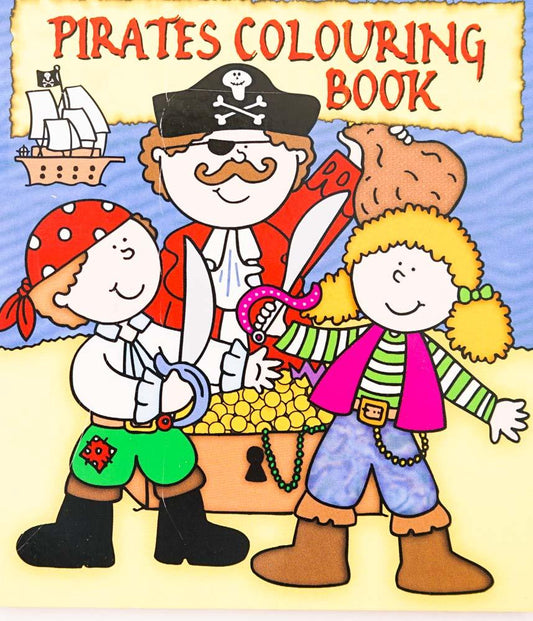 Party Bag Books: 4 X Pirates Colouring Book