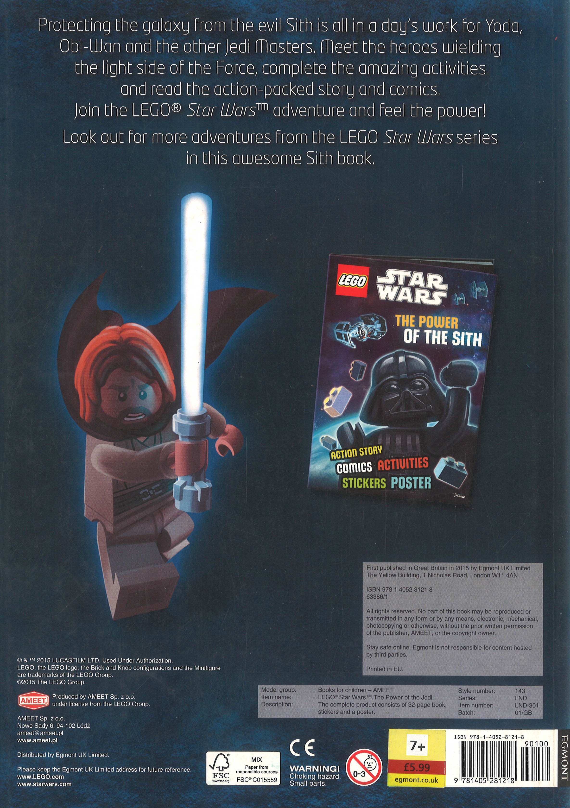LEGO (R) Star Wars: The Power Of The Jedi (Sticker Poster Bo