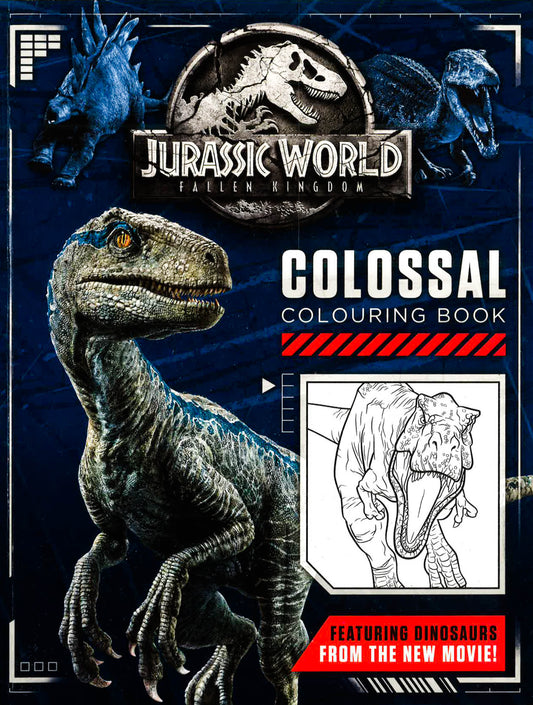Jurassic World Fallen Kingdom Colossal Colouring Book