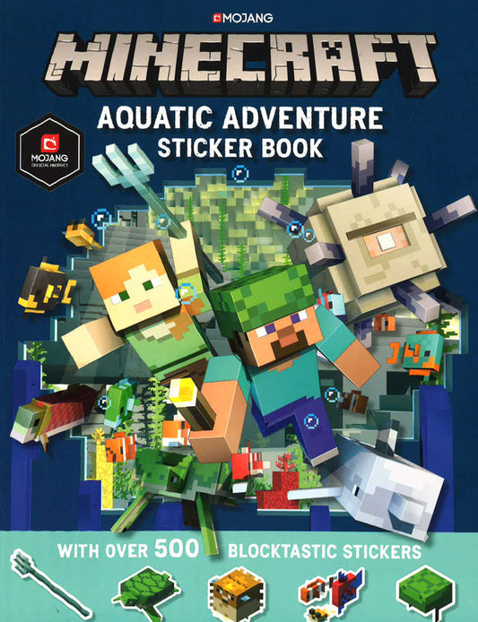 Minecraft Aquatic Adventure Sticker Book