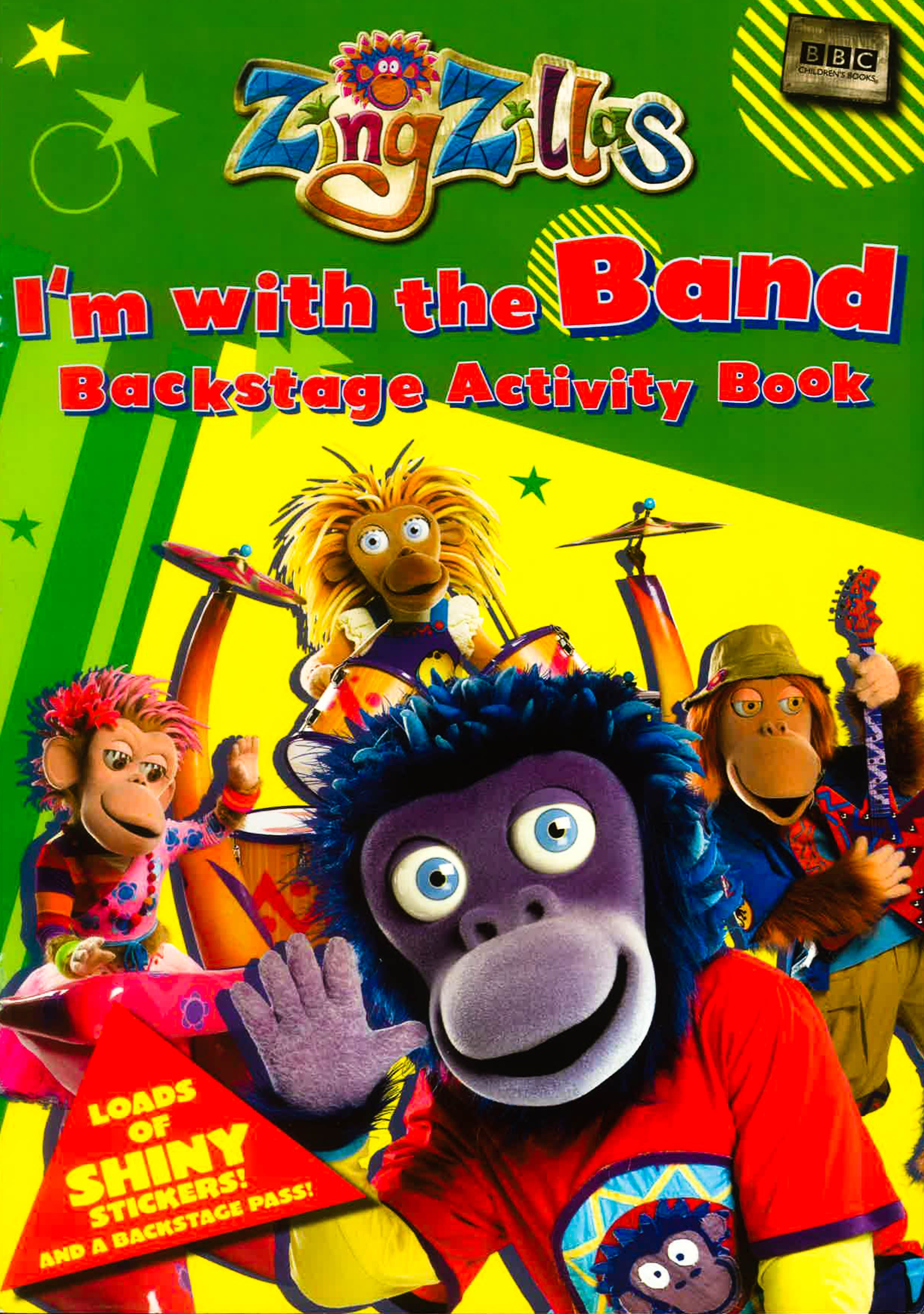 Zingzilla's Boo Zingzillas: I'M With The Band! Backstage Activity Book With Shiny Stic ...