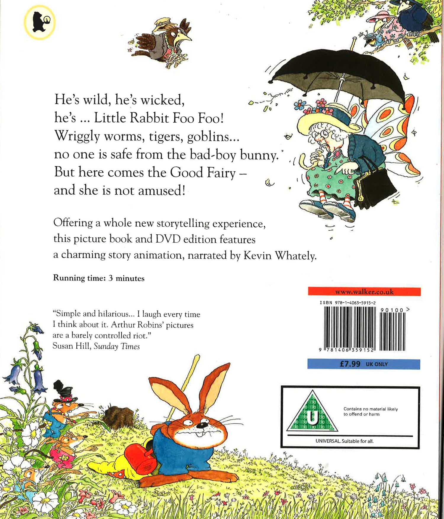 Little Rabbit Roo Roo Book Little Rabbit Foo Foo - Storybook And Dvd – BookXcess
