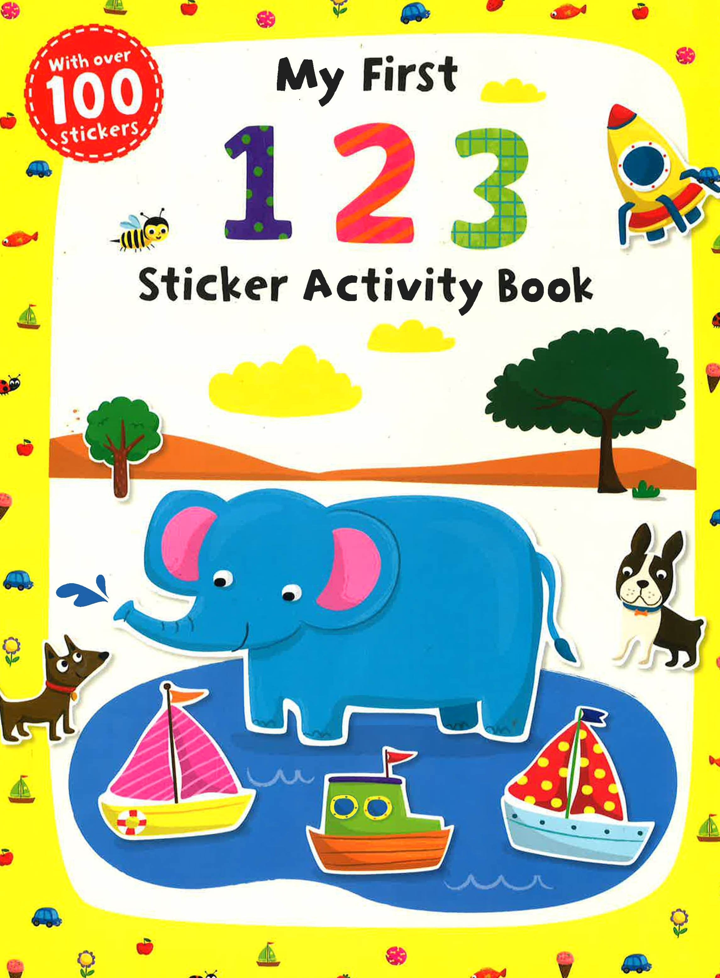 Firstskills:1 2 3 Sticker Bk – BookXcess