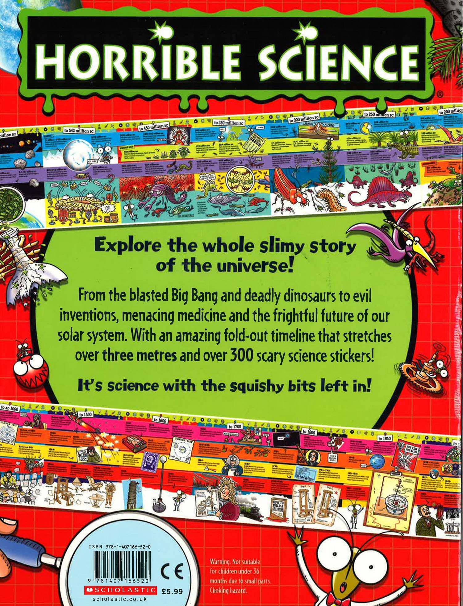 Timeline Sticker Book Slimytimeline Sticker Book – BookXcess