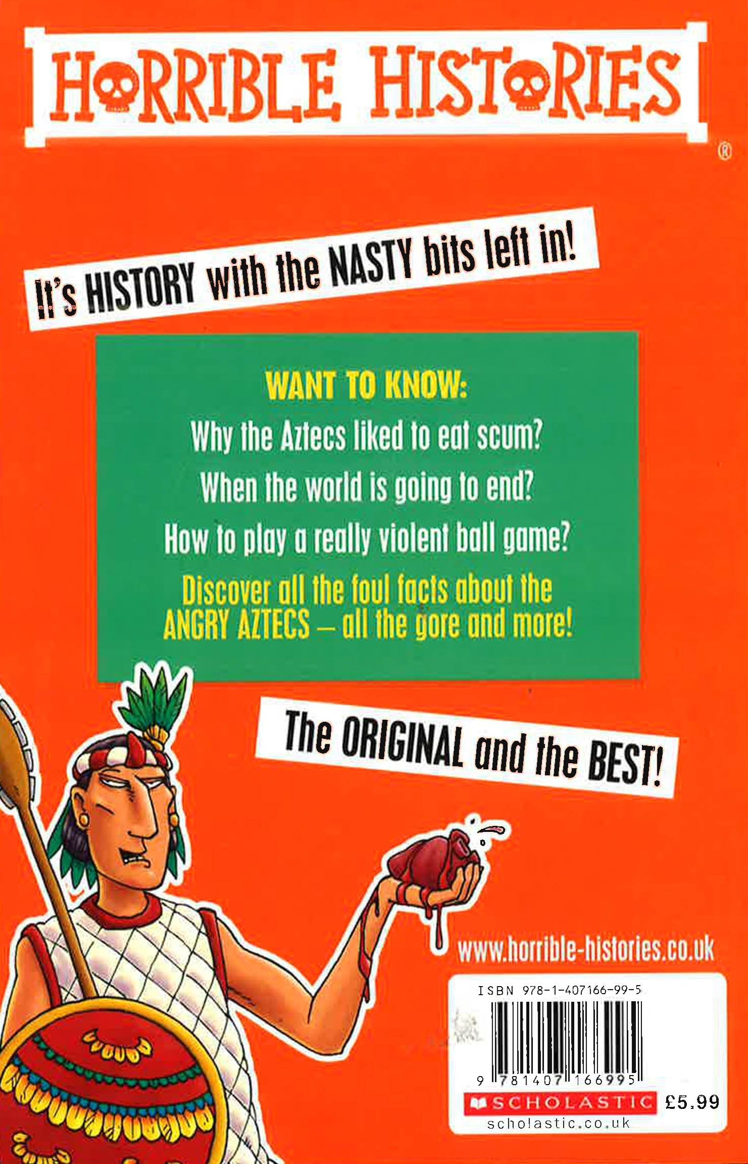 Aztec Anger Horrible Histories: Angry Aztecs - Scholastic – BookXcess