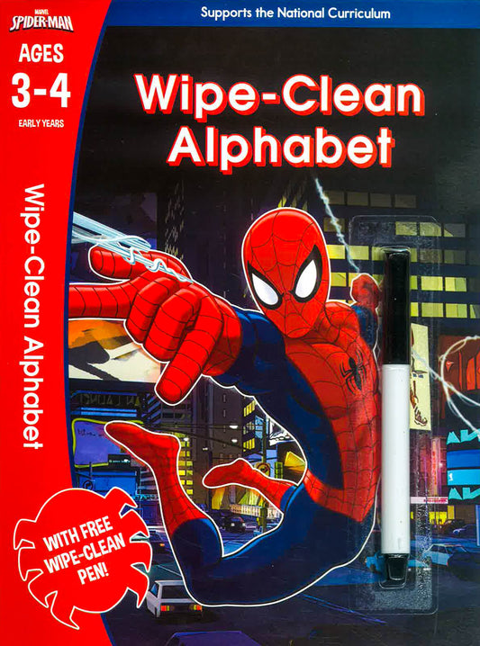 Spider-Man: Wipe-Clean Alphabet Ages 3-4