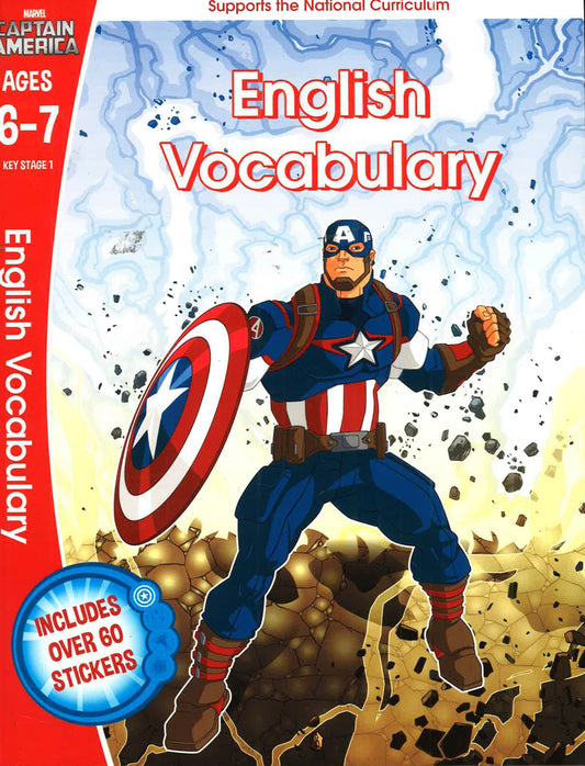 Marvel Learning: Captain America: English Vocabulary Ages 6-7