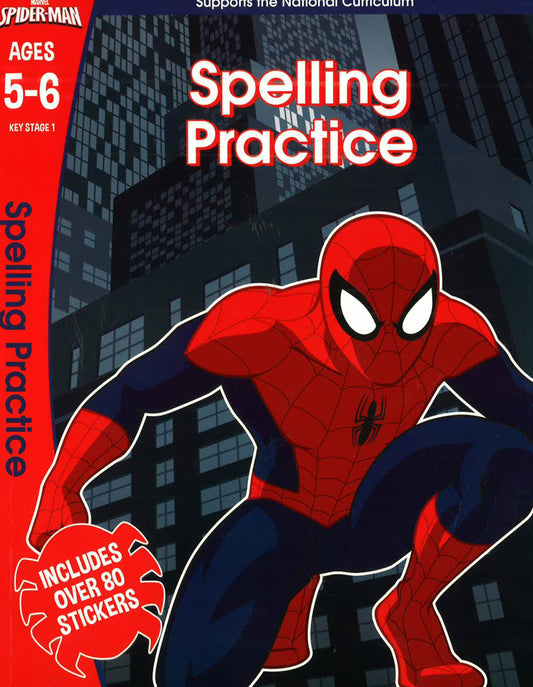 Marvel Learning: Spider Man Spelling Practice Ages 5-6
