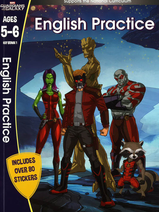 Marvel Learning: Guardians Of Galaxy- English Practice Ages 5-6