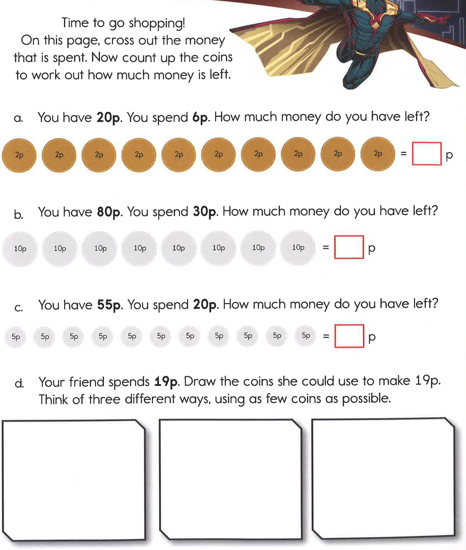 Marvel Learning Marvel Learning: Avengers - Math Skill Ages 5-6 – BookXcess