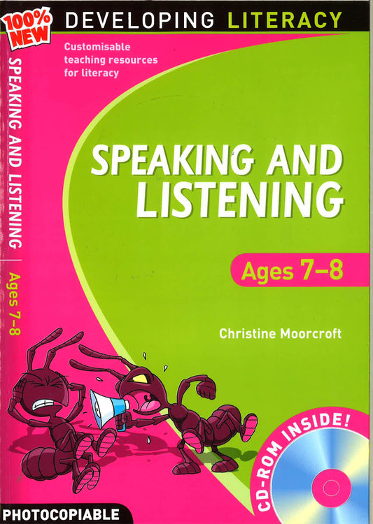 Developing Literacy: Speaking & Listening Ages 7-8 (With Cd-Rom / Photocopiable)