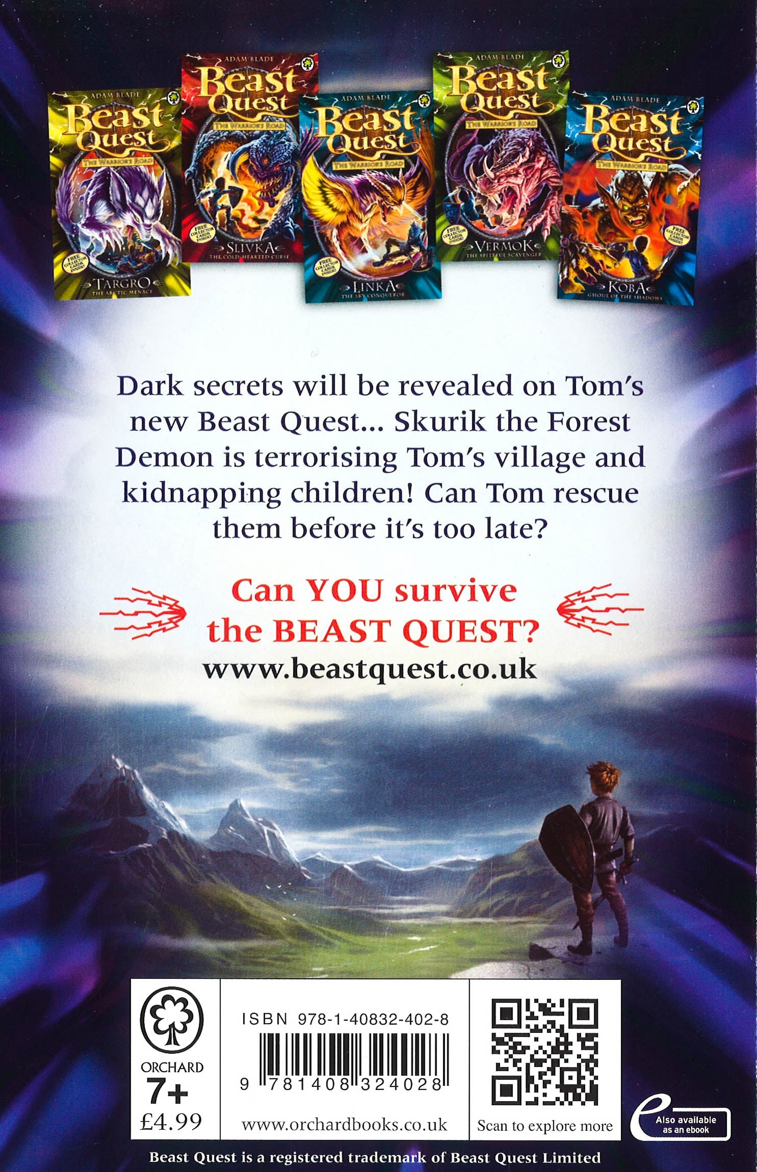 Beast Quest 73 Skurik The Forest Demon BookXcess