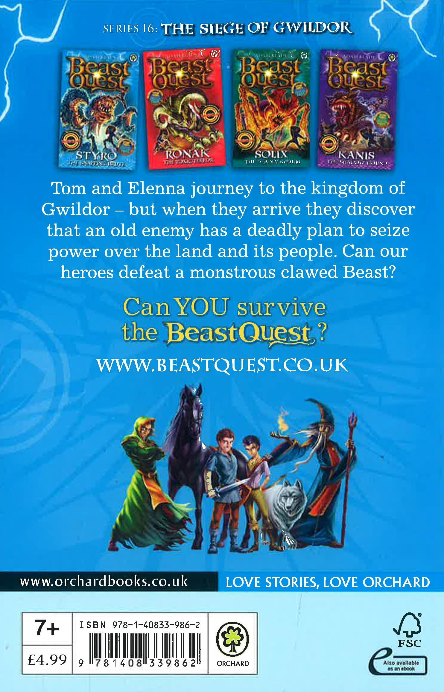 Beast Quest: Styro the Snapping Brute: Series 16 Book 1 – BookXcess