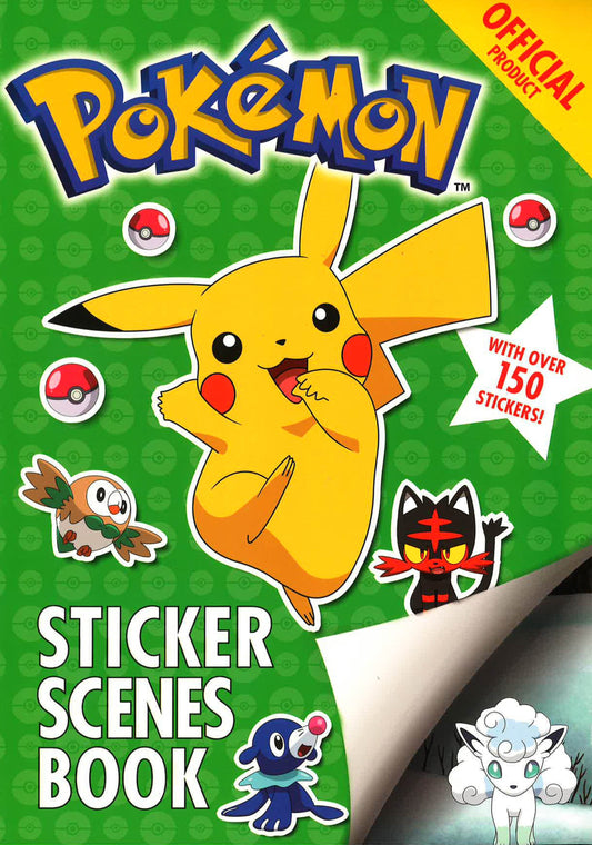 Pokemon Sticker Scenes Book