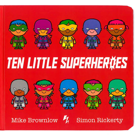 Ten Little Superheroes Board Book