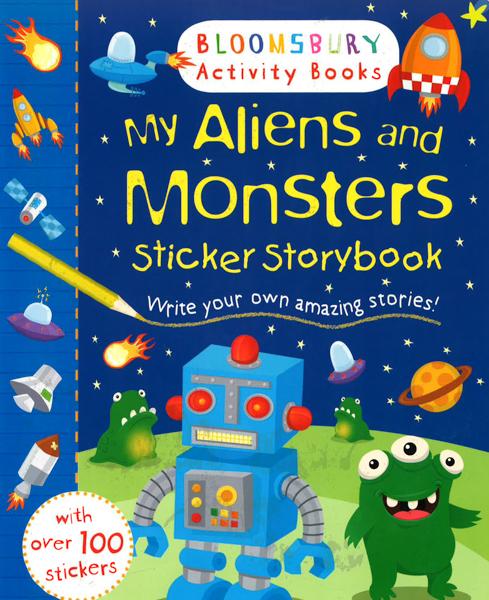 My Aliens And Monsters Sticker Storybook