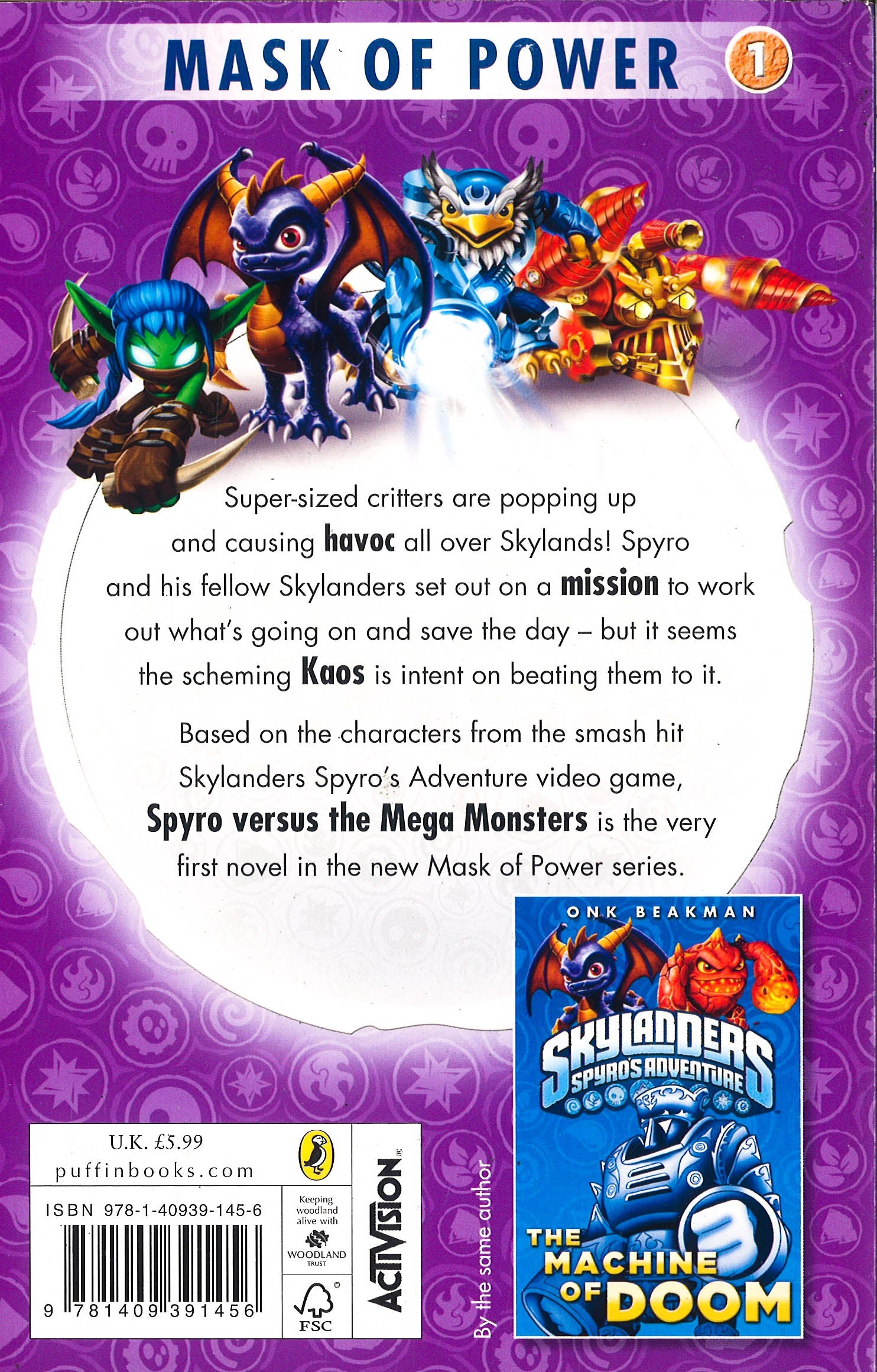 Skylanders Mask of Power: Spyro versus the Mega Monsters eBook by Onk  Beakman - EPUB Book